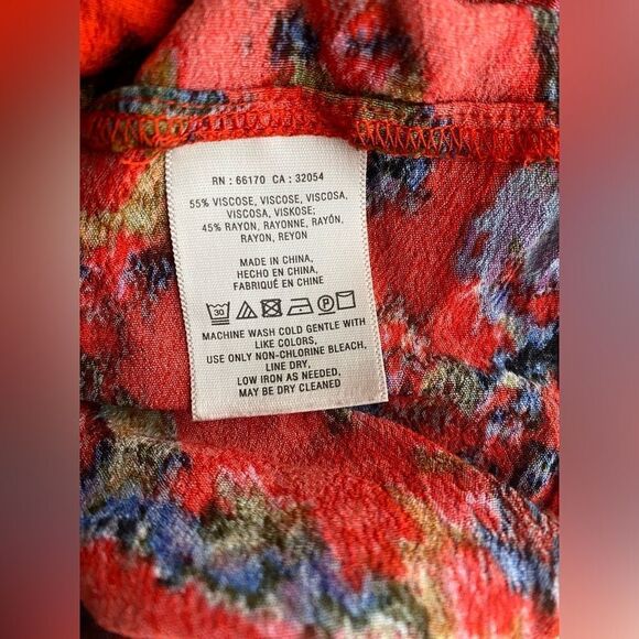 Maeve By Anthropologie Mini  Dress Size Medium Multicolored Tunic - Picture 4 of 9